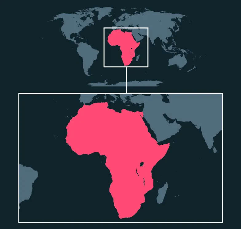 African Tigerfish distribution map