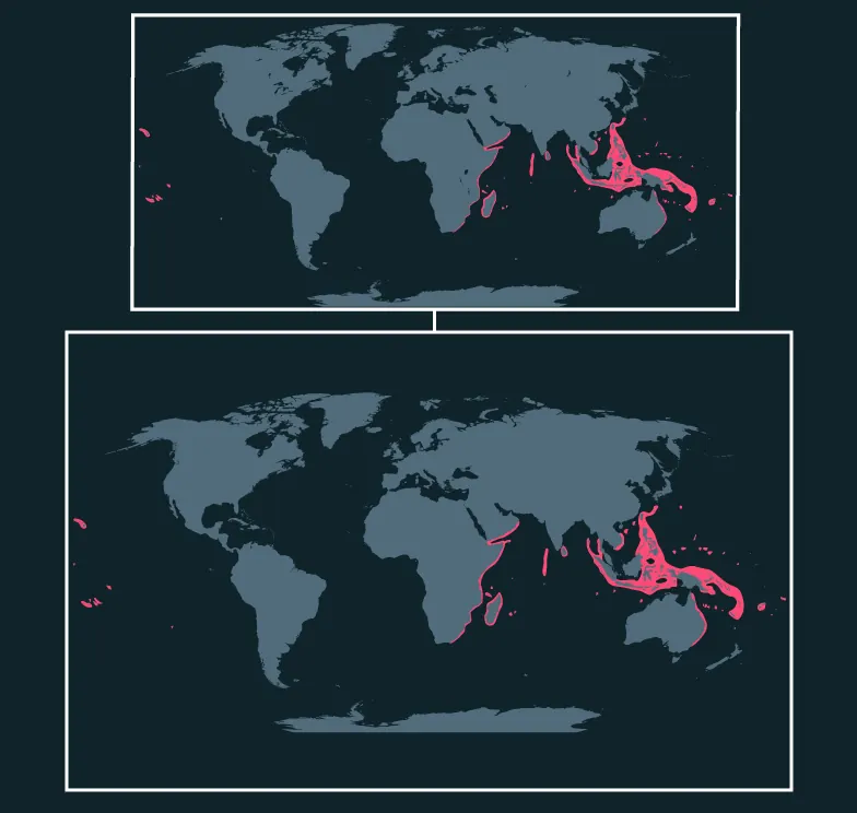 Blackspotted Puffer distribution map