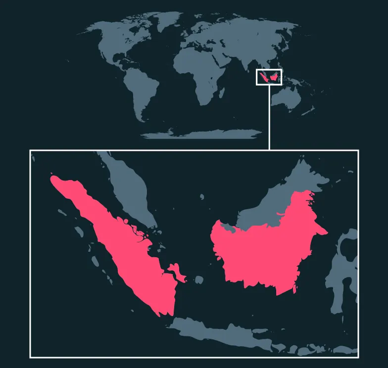 Clown Loach distribution map