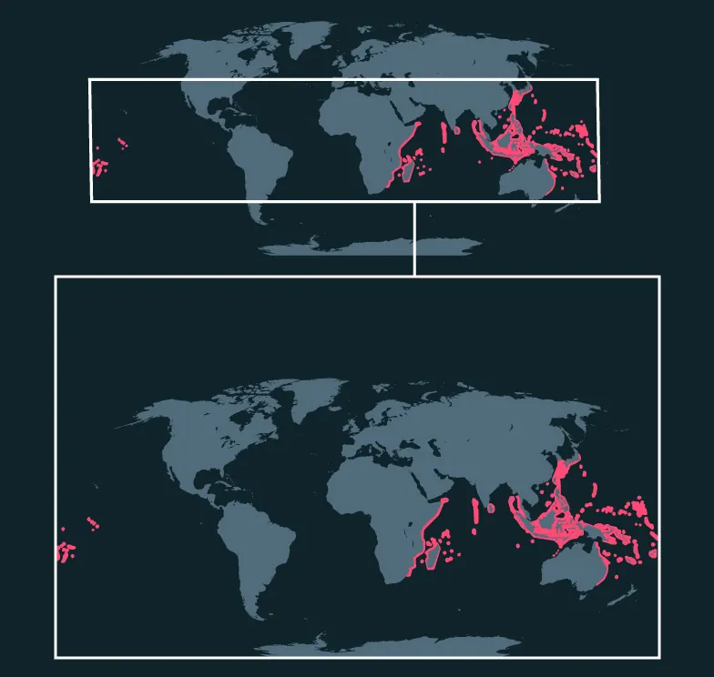 Clown Triggerfish distribution map