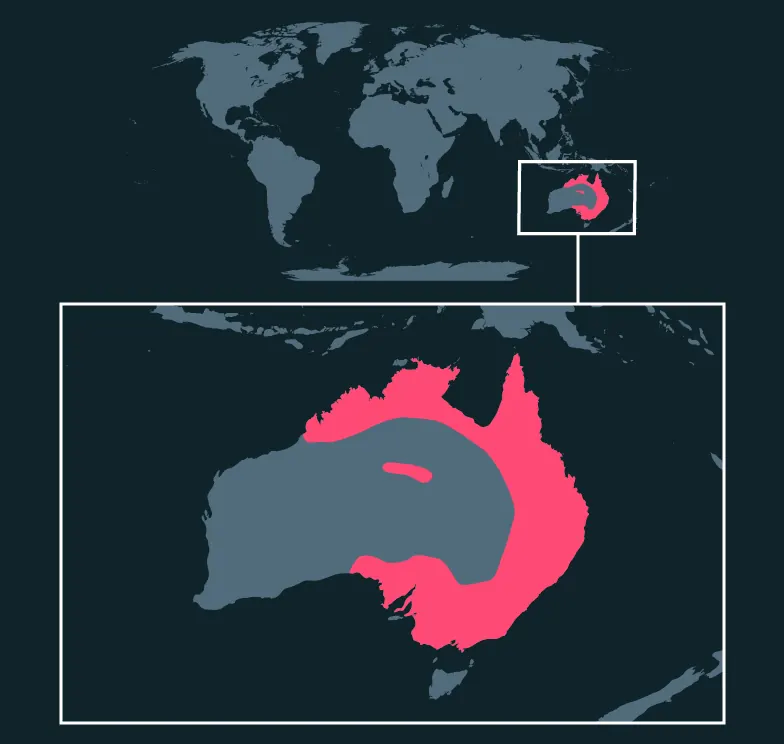 Common Bluetongue distribution map