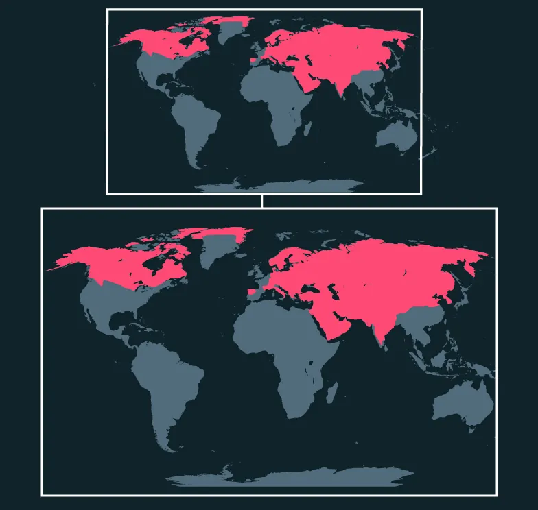 Grey Wolf distribution map
