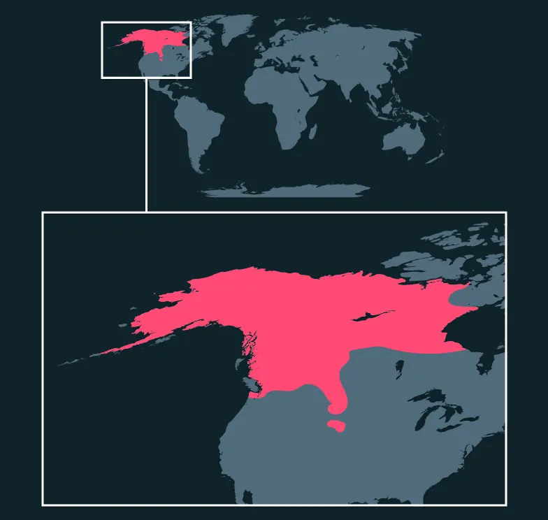 Grizzly Bear distribution map