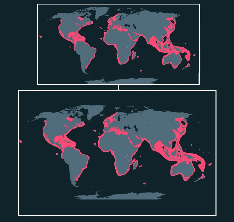 Ocean Sunfish distribution map
