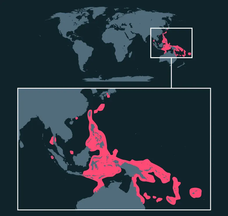 Sailfin Snapper distribution map