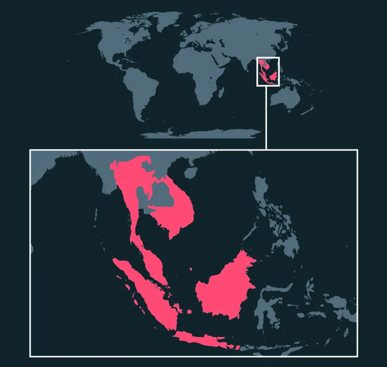 Sunda Pangolin distribution map