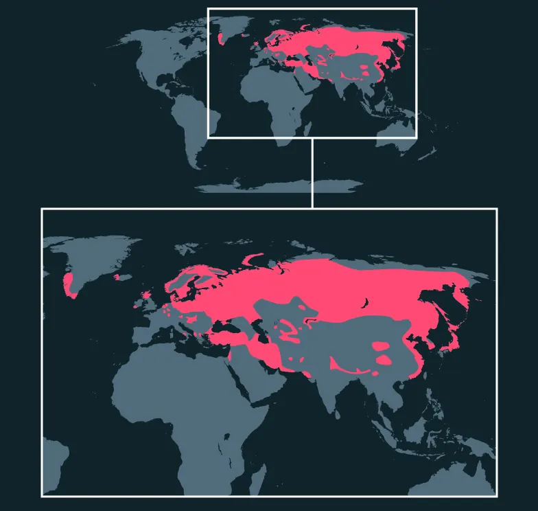 White-Tailed Sea-Eagle distribution map