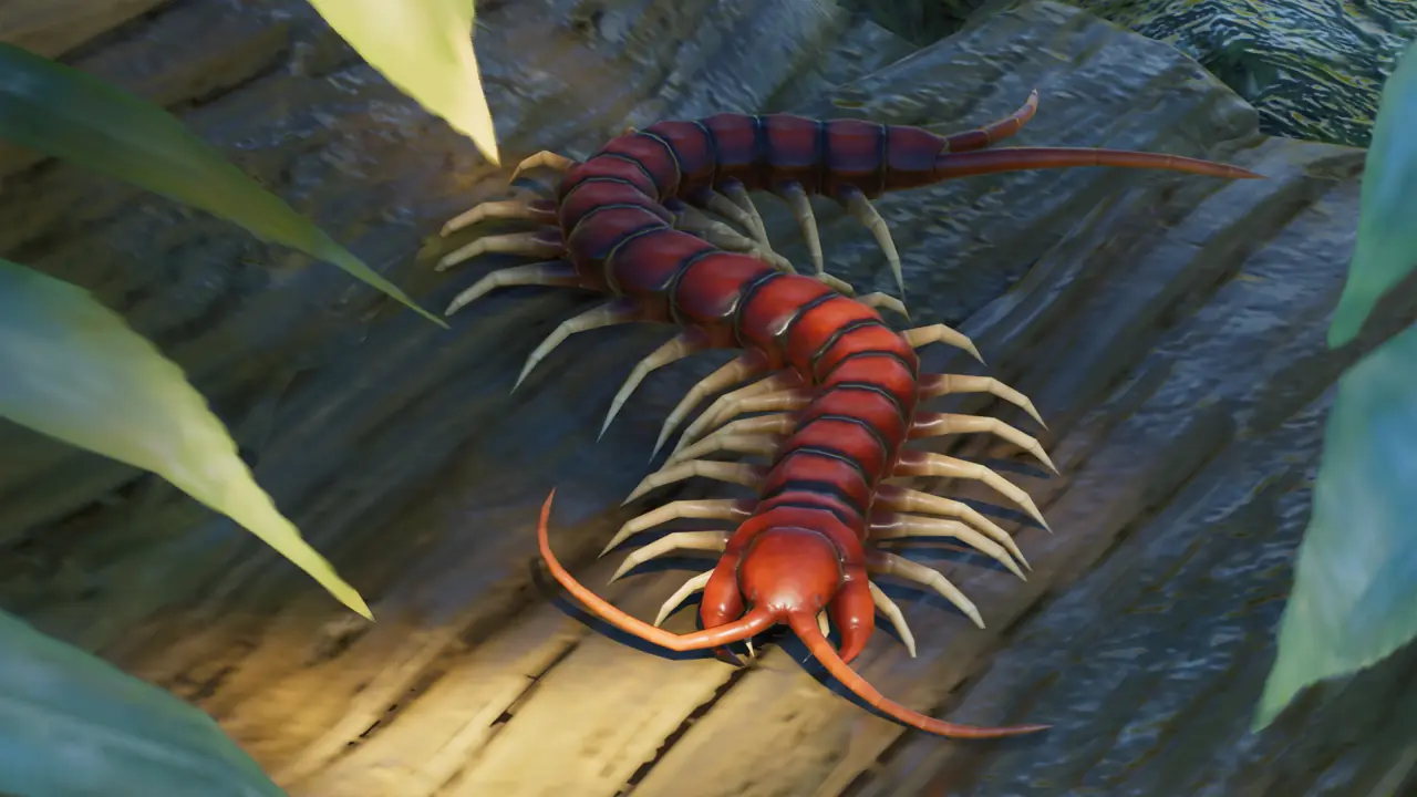 Amazonian Giant Centipede in Planet Zoo 2