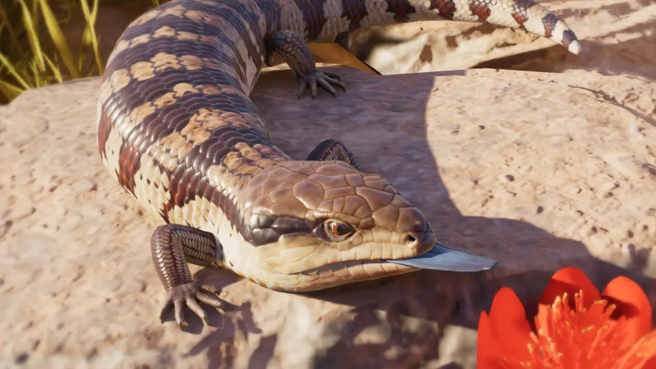 Common Bluetongue in Planet Zoo 2