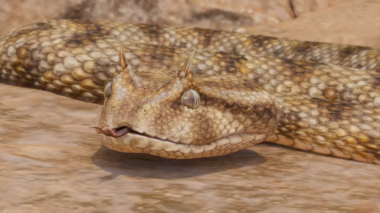 Desert Horned Viper in Planet Zoo 2