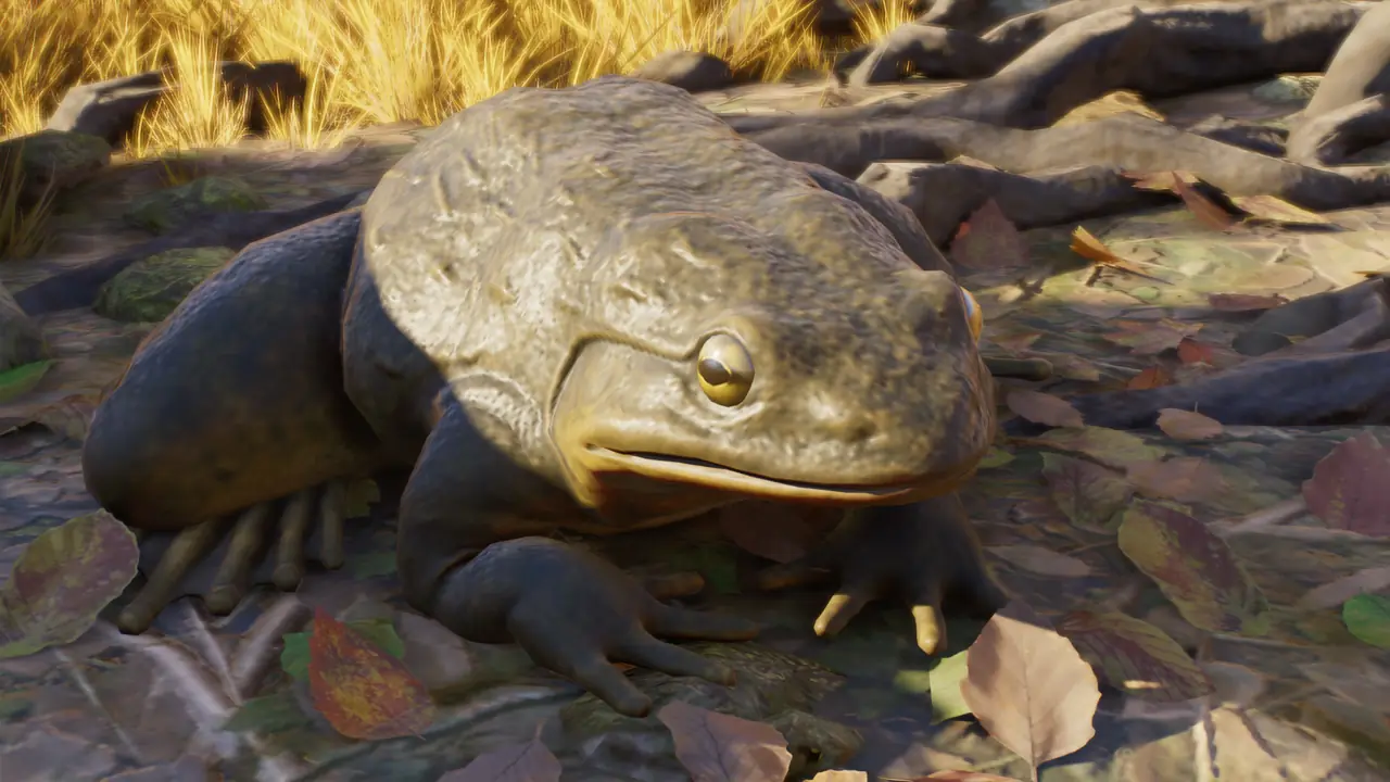 Giant Slippery Frog in Planet Zoo 2