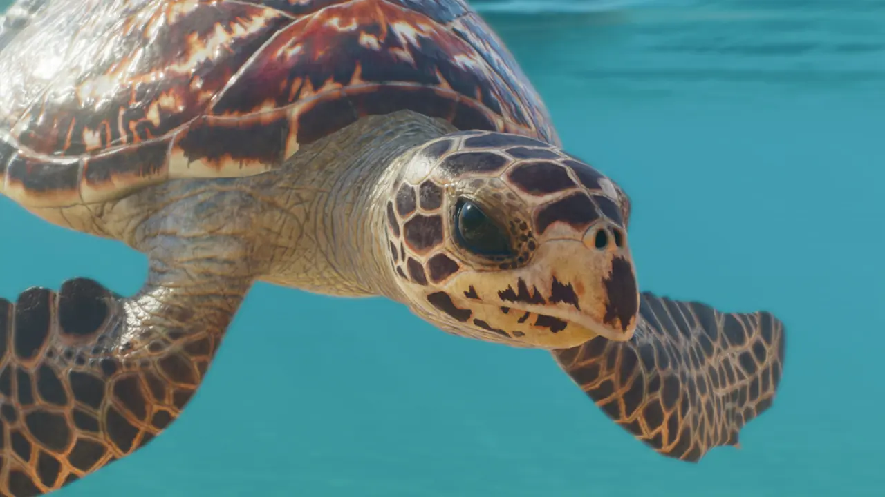 Hawksbill Turtle in Planet Zoo 2