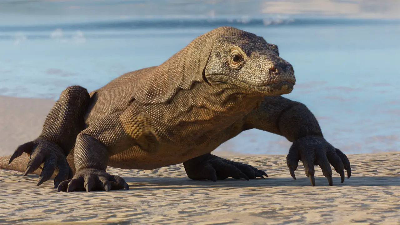 Komodo Dragon in Planet Zoo 2