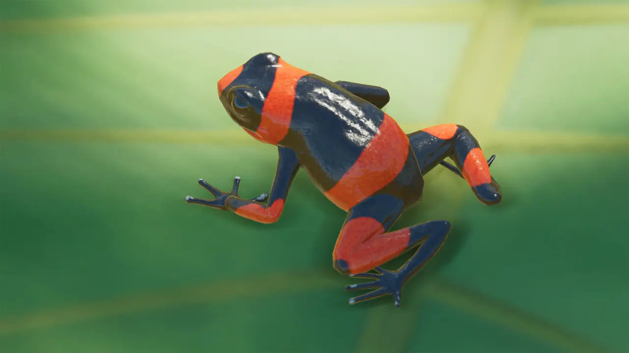 Lehmann's Poison Frog in Planet Zoo 2