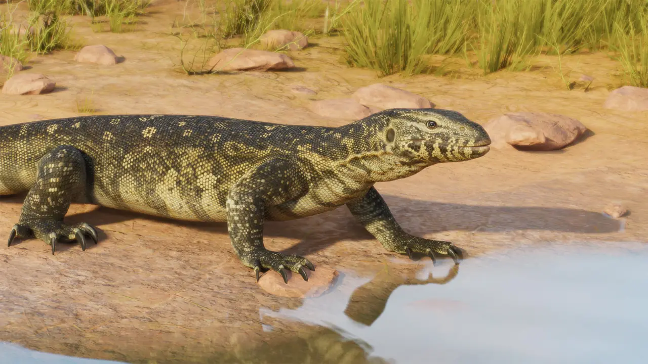 Nile Monitor in Planet Zoo 2