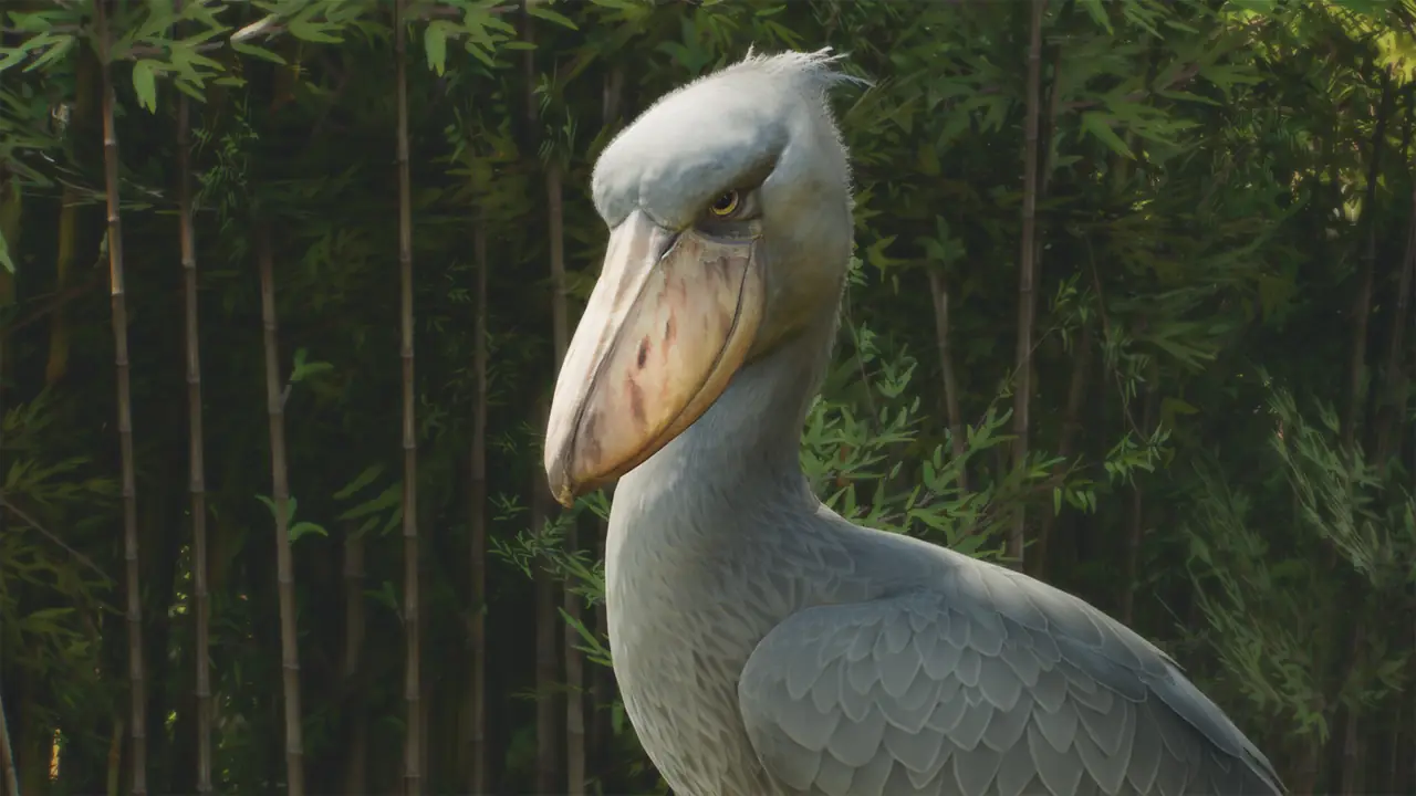 Shoebill in Planet Zoo 2