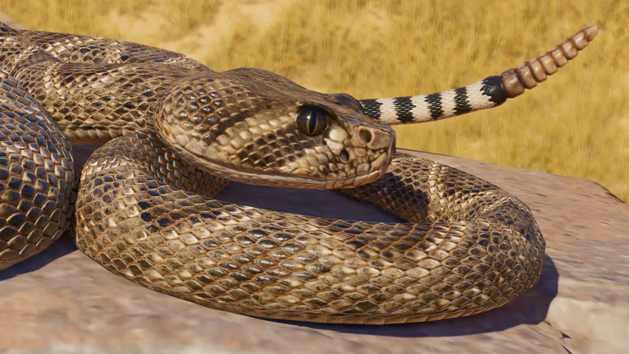 Western Diamondback Rattlesnake in Planet Zoo 2