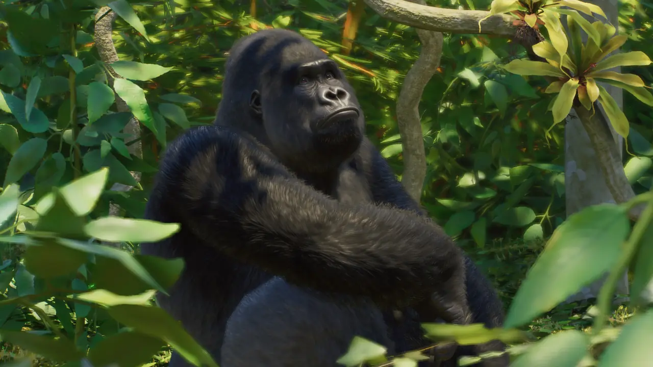 Western Lowland Gorilla in Planet Zoo 2
